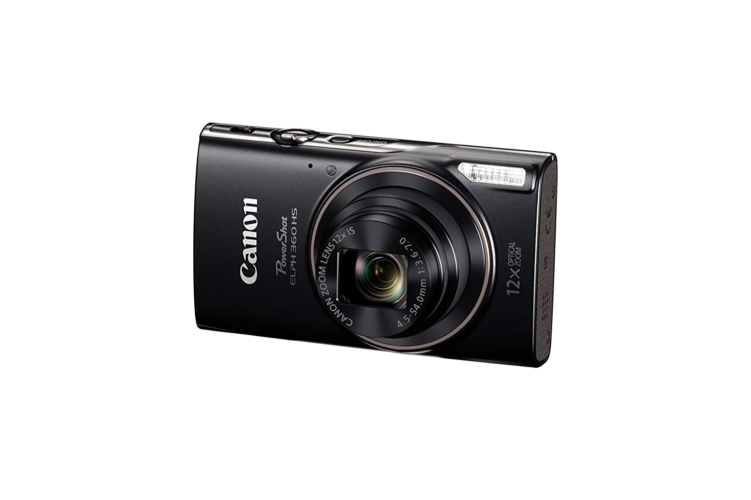 Canon 具有12倍光学变焦和图像稳定功能的PowerShot ELPH 360数码相机-启用Wi-Fi和N...
