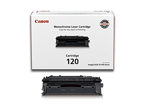 Canon 正品碳粉盒 120 黑色 (2617B001)，1 包适用于 imageCLASS D1120、D...