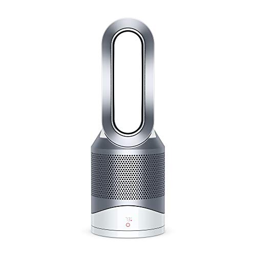 Dyson HP01 Pure Hot + Cool，HEPA 空气净化器，空间加热器和风扇，白色/银色