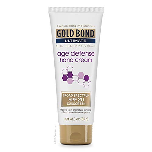 Gold Bond 终极护手霜 3 盎司。含广谱 SPF 20 防晒霜、抗衰老（1 件装）