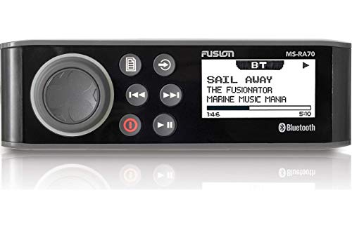 Garmin Fusion MS-RA70立体声，具有4x50W AM / FM /蓝牙2区域USB无线控件，...
