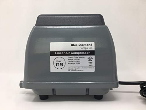 Blue Diamond Pumps Blue Diamond ET 40 化粪池或池塘线性隔膜空气泵...