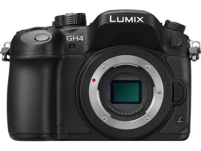 Panasonic LUMIX GH4机身4K无反光镜相机，16百万像素，3英寸触摸LCD，DMC-GH4KBODY（美国黑色）