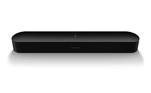 Sonos 光束（第 2 代）。适用于电视、音乐等的紧凑型智能条形音箱。 （黑色的）...