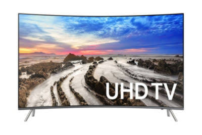 Samsung 电子产品UN55MU8500弧形55英寸4K超高清智能LED电视（2017年型号）