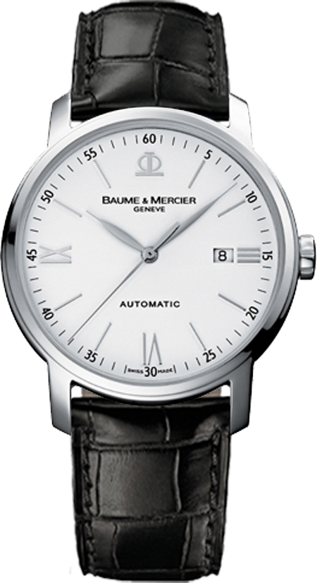 Baume & Mercier 男士8592 Classima自动皮革表带手表
