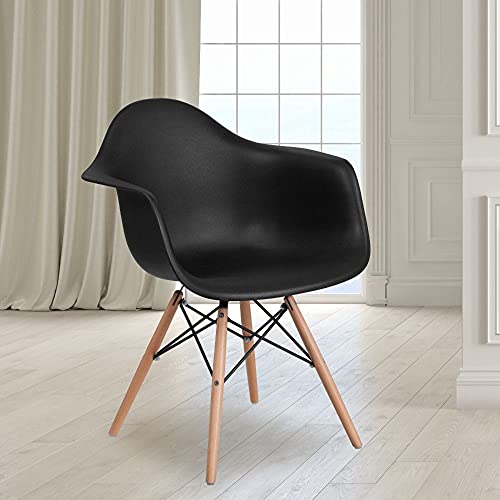 Flash Furniture Alonza系列木底座塑料椅