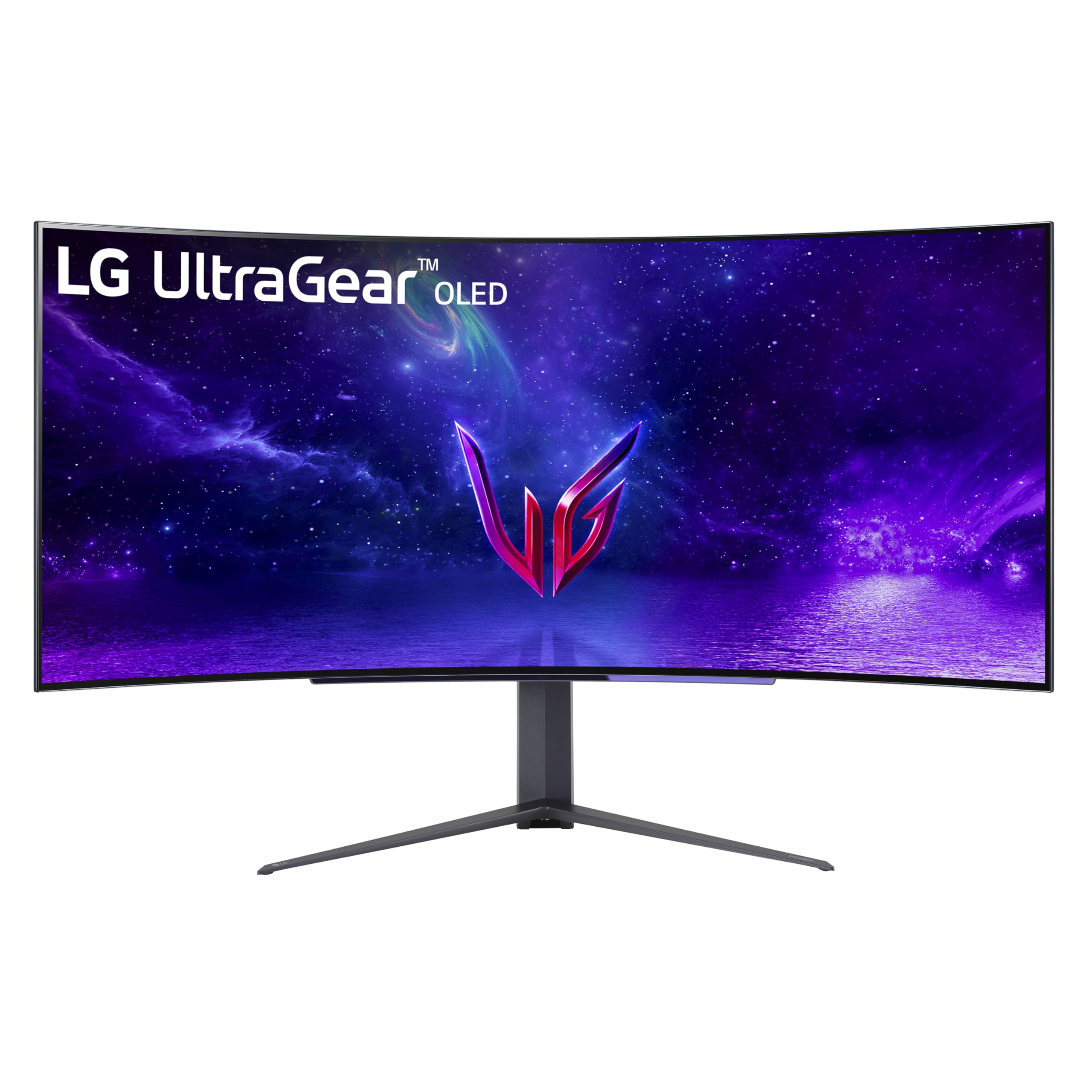 LG 45GR95QE-B Curved Ultragear Gaming Monitor 45-Inch (3440 x 1440) OLED Display, 240Hz Refresh Rate, 0.03ms GtG Response Time, NVIDIA G-SYNC Compatible, Contrast Ratio 1.5M:1, Black