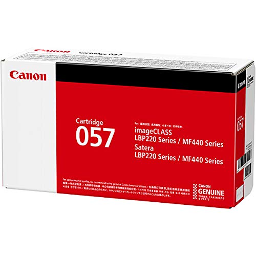 Canon 正品碳粉盒 057 黑色 (3009C001)，1 件装，适用于 imageCLASS MF449dw、MF448dw、MF445dw、LBP228dw、LBP227dw、LBP226dw 激光打印机，标准