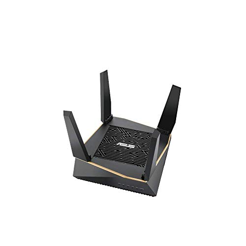 Asus 带802.11Ax的RT-AX92U AX6100三频WiFi 6路由器，趋势科技提供终生互联网安全...