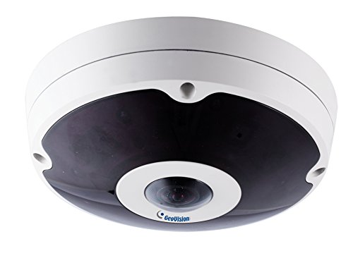 Geovision GV-FER12203 12MP H.264低照度鱼眼坚固型IP摄像机（白色）