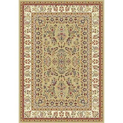 Safavieh 传统地毯 - Lyndhurst 聚丙烯，2150Gr/平方米 -鼠尾草/象牙色风格 -C ...