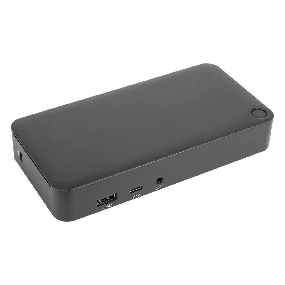 Targus 具有 65W 供电能力的通用 USB-C DV4K 扩展坞 - 适用于笔记本电脑/显示器 - 65 W - USB C 型 - 4 个 USB 端口 - 网络 (RJ-45) - HDMI - Thunderbolt - 有线