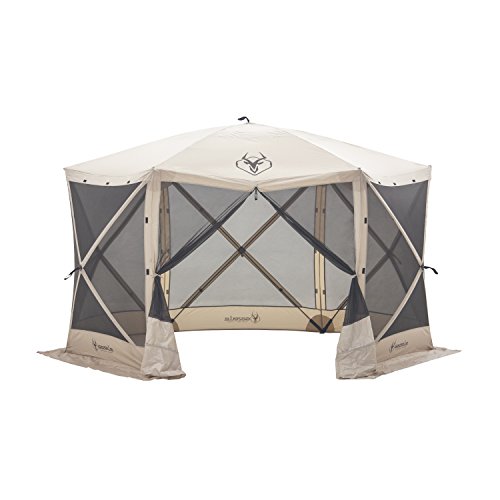 Gazelle 帐篷21500 G6弹出式便携式6边集线凉亭/屏幕帐篷，可在60秒内轻松设置