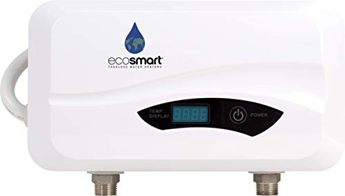 Ecosmart POU 6 使用点即热式电热水器，6 KW，白色，1/20、1/40、1/95