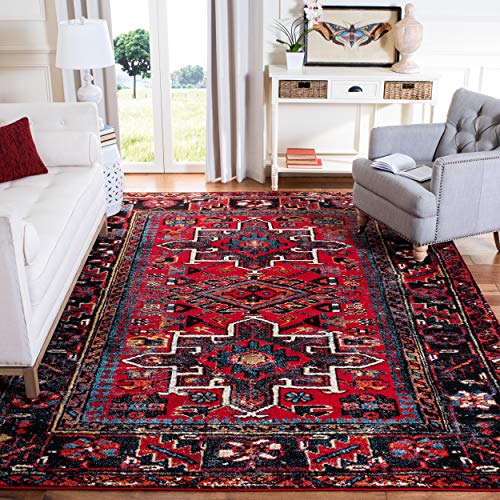 Safavieh Vintage Hamadan Collection VTH211A红色和多区域地毯（12'x 18'）
