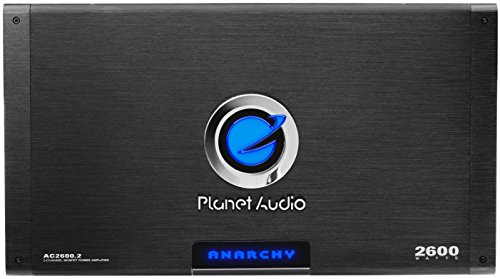 Planet Audio AC2600.2 2 通道汽车放大器 - 2600 瓦、全频、A/B 类、2-4 欧...