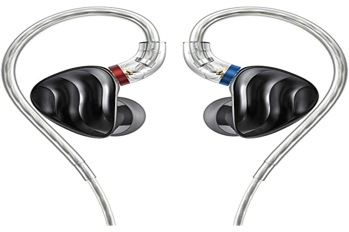 FiiO FH3 耳机有线耳塞高分辨率低音入耳式 HiFi 耳机 MMCX 1DD+2BA IEM 无损智能手...