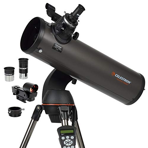 Celestron -NexStar 130SLT计算机望远镜-紧凑便携-牛顿反射镜光学设计-SkyAlign...