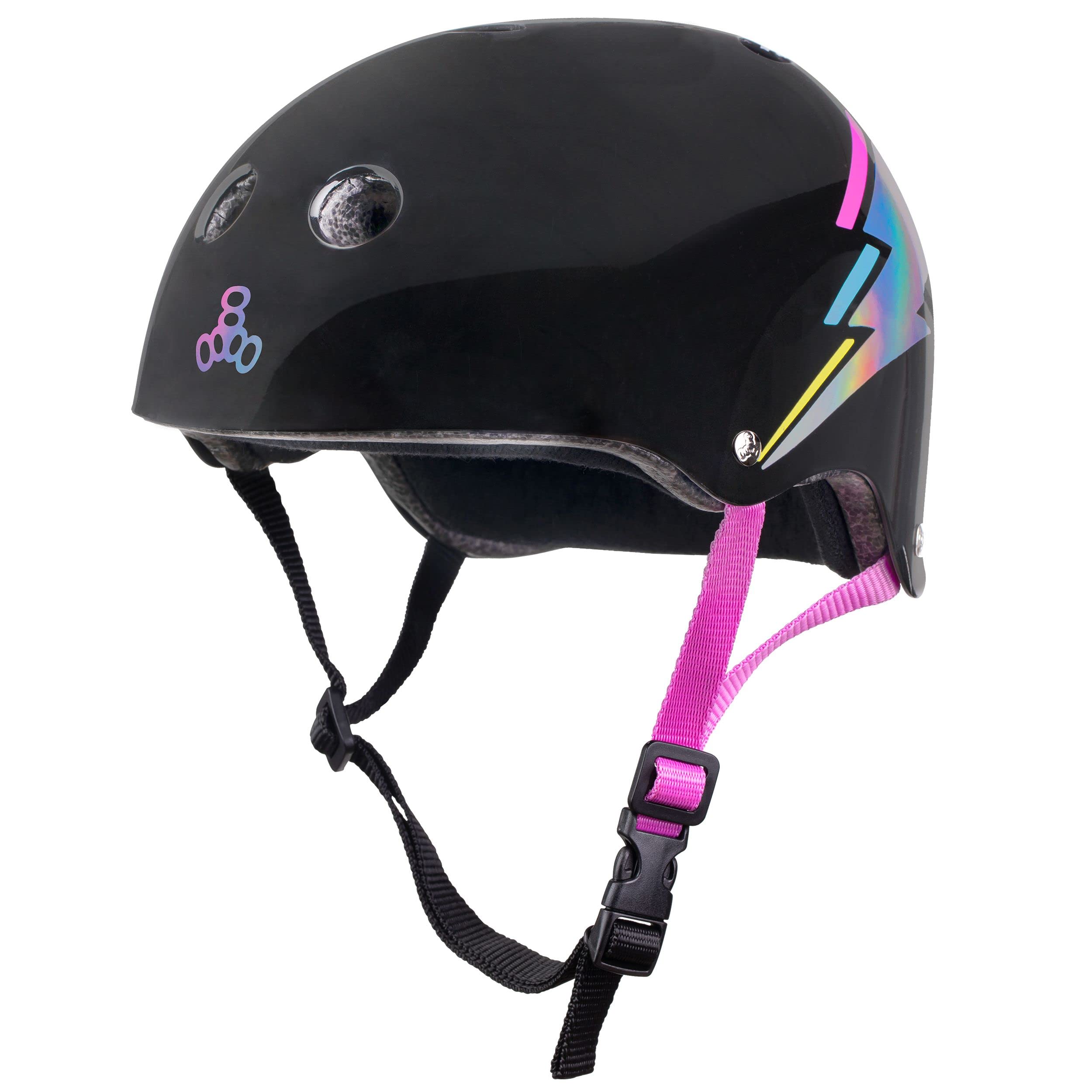 Triple Eight 适用于滑板、BMX 和轮滑运动的经过认证的 Sweatsaver 头盔