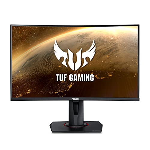 Asus TUF Gaming VG27WQ 27 曲面显示器，1440P WQHD (2560 x 1440...