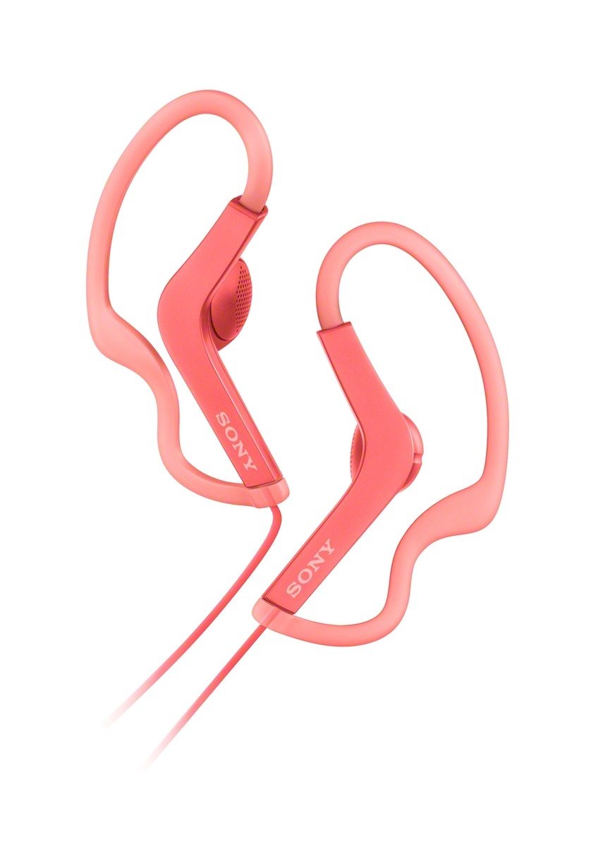 Sony MDR-AS210 运动入耳式防溅耳机-粉色