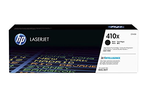 HP 410X | CF410X |墨粉盒 |适用于 Color LaserJet Pro M452 系列、M...