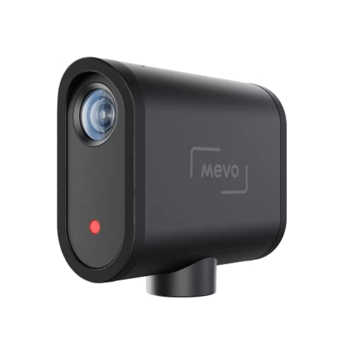 Mevo Start，无线直播摄像头，1080p 高清视频质量，智能应用程序控制，通过 LTE 或 Wi-Fi 进行流媒体 - 黑色