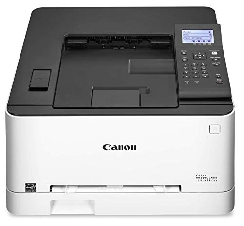 Canon USA 佳能彩色图像CLASS LBP622Cdw-无线，移动就绪，双面激光打印机，紧凑型尺寸-白...