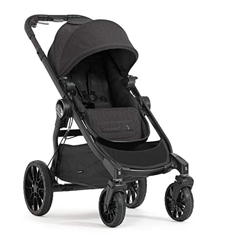 Baby Jogger City Select LUX婴儿推车| 婴儿推车有20种骑行方式，从单人推车变为双人推车| 折叠式婴儿手推车，花岗岩