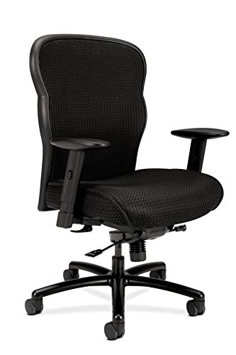 HON 波浪网大高班椅|膝倾斜|可调臂|黑色织物座椅| HVL705型号...