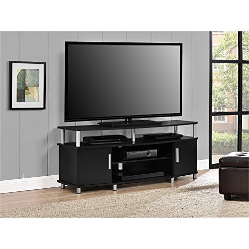Ameriwood Home Carson 电视柜，适用于最大 50 英寸的电视，索诺玛橡木