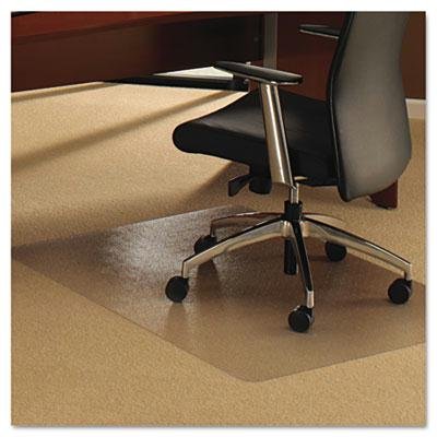 Floortex FLR1115227ER-ClearTex Ultimat毛绒绒地毯用椅子垫