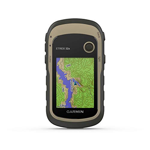 Garmin eTrex 32x，坚固耐用的手持式 GPS 导航器...