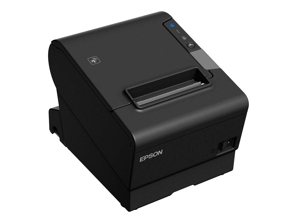 Epson C31CE94531，TM-T88VI，热敏票据打印机，黑色，以太网，蓝牙接口，Ps-180 电源...