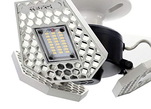 STKR Concepts 00342-2 TRiLIGHT 旋入式运动激活吸顶灯，适用于车库/阁楼/地下室/...