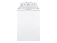 GE GTW460ASJWW 27英寸顶部洗衣机，带4.2立方米。英尺白色