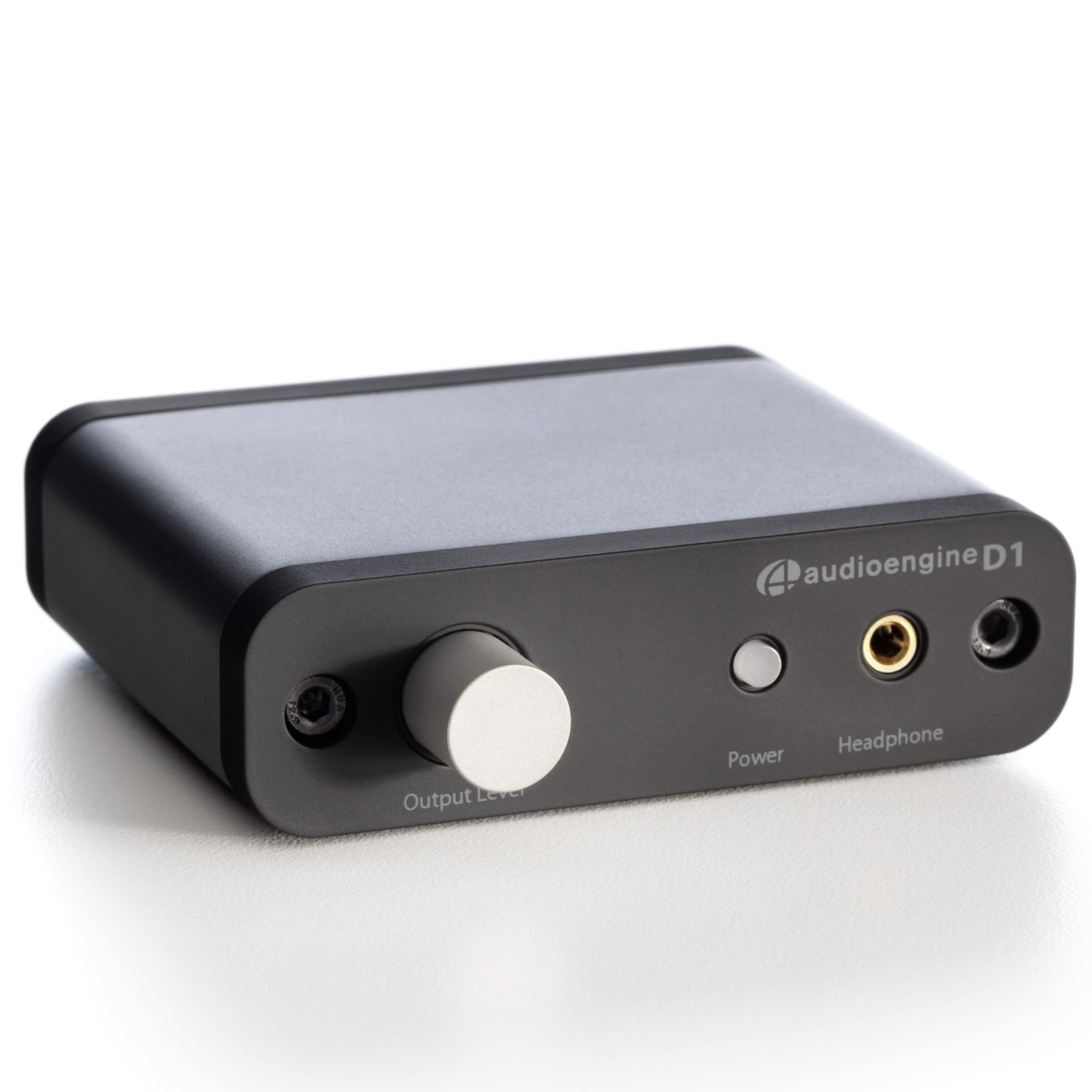 Audioengine D1 便携式桌面耳机放大器和 DAC、前置放大器、USB/光纤输入、高分辨率音频播放