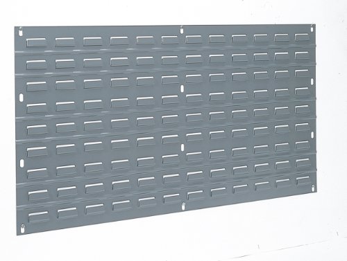 Akro-Mils 30636用于安装AkroBin储物箱的百叶窗钢墙面板车库整理器，（36英寸宽x 19英寸高），灰色，（4件装）