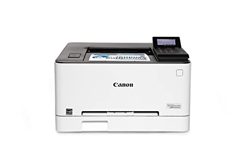 Canon 彩色 imageCLASS LBP632Cdw 无线移动就绪激光打印机，22ppm，白色