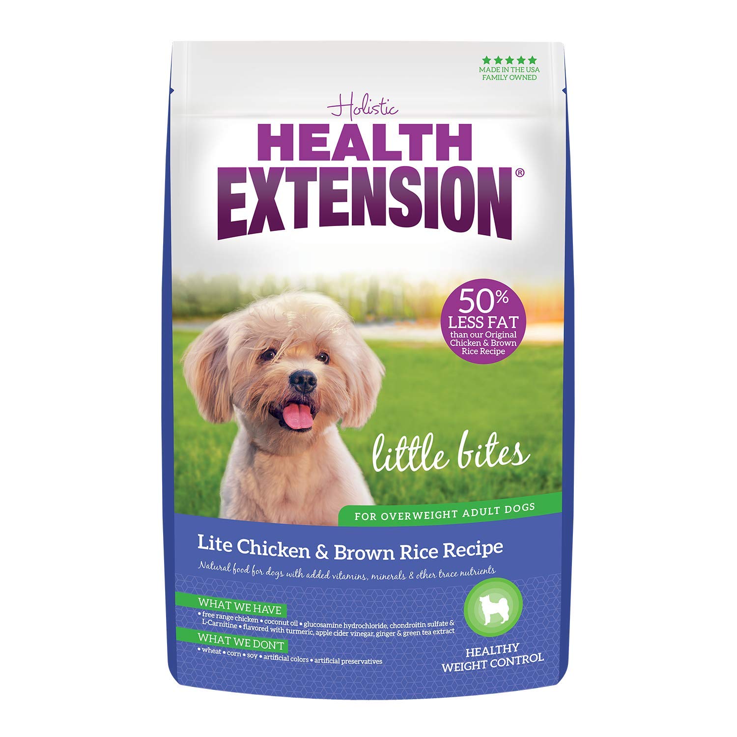 Health extension Little Bites 干狗粮，添加维生素和矿物质的天然食品，适合茶杯犬、...
