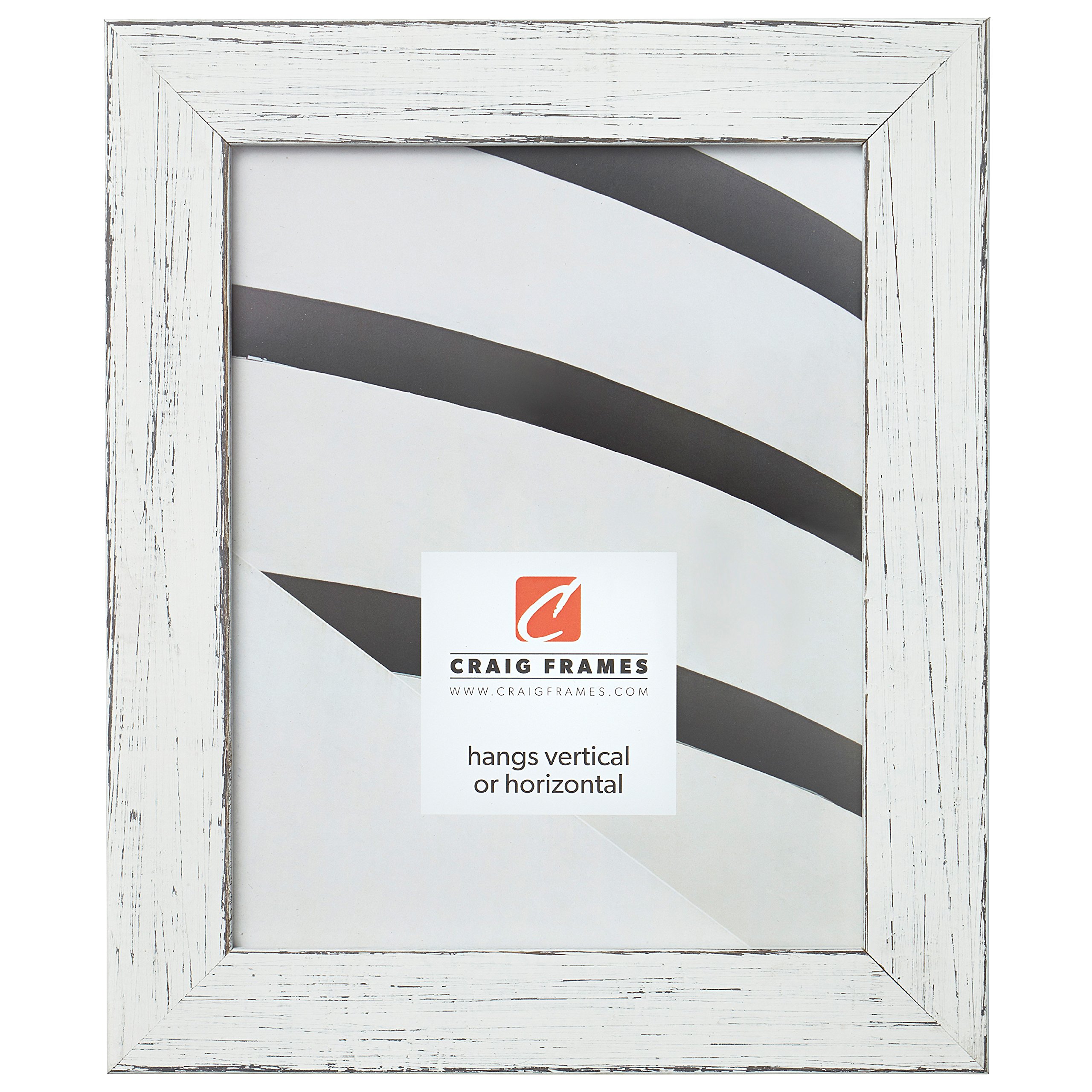 Craig Frames 贾斯珀相框，4 x 6 英寸，乡村棉花糖白色