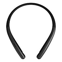 LG Tone Style HBS-SL6S 蓝牙无线立体声颈带式耳塞由 Meridian Audio 调校，黑色
