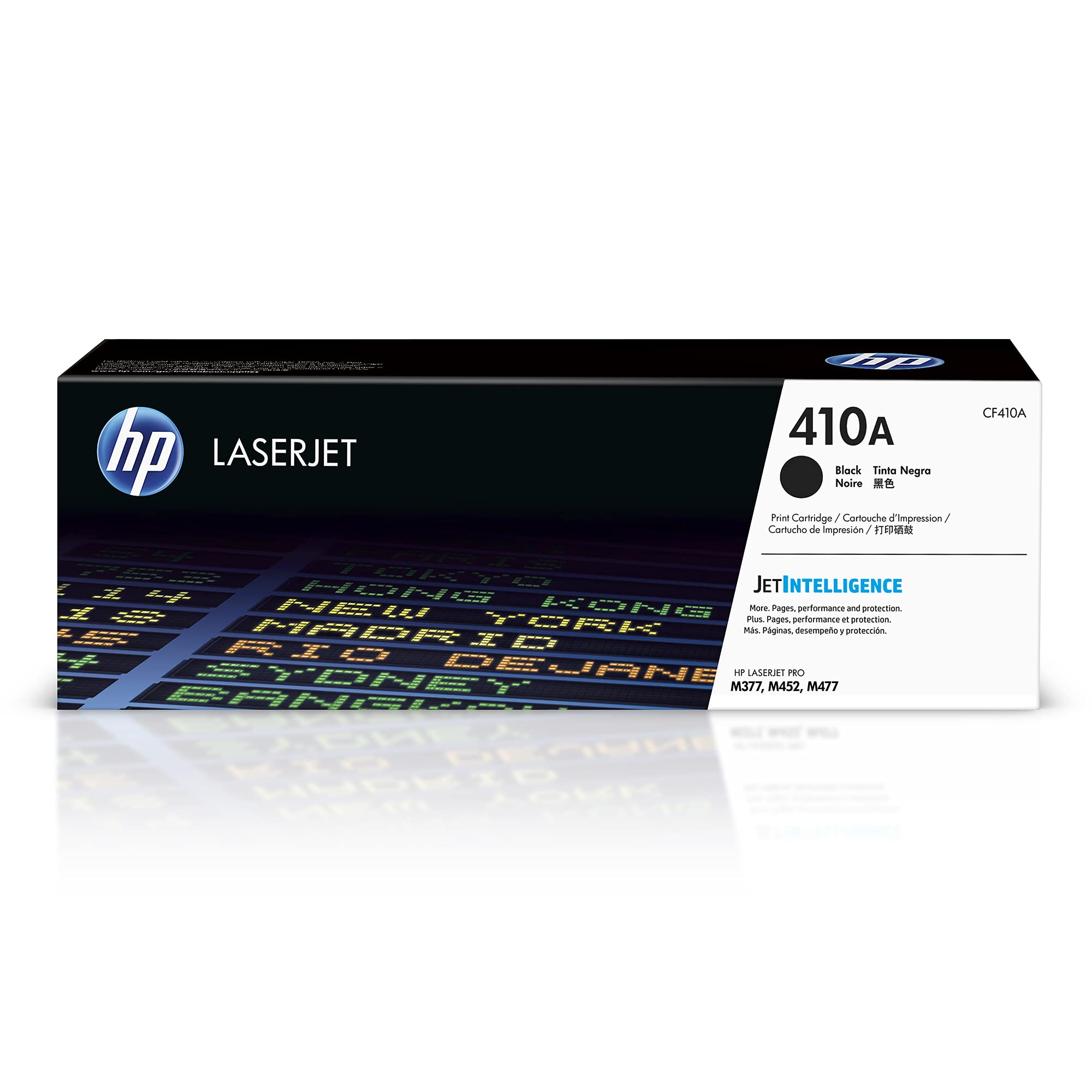 HP 410A 黑色碳粉盒 |适用于 Color LaserJet Pro M452 系列、Color Las...