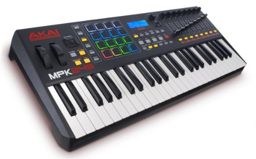 inMusic Brands Inc. Akai专业MPK249 | 49键半配重USB MIDI键盘控制器，包括MPC工作站的核心控制