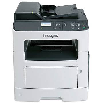Lexmark MX310dn紧凑型多合一单色激光打印机，支持网络，扫描，复印，双面打印和专业功能