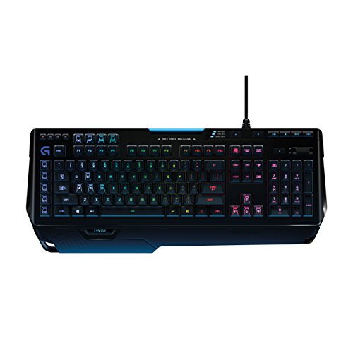 Logitech G910 Orion Spark RGB 机械游戏键盘 - 9 个可编程按钮，专用媒体控制