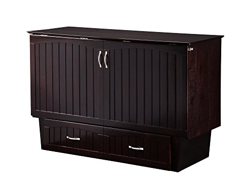 Atlantic Furniture AC592141 楠塔基特墨菲床箱，带充电站和床垫...