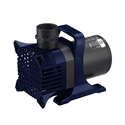 Alpine Corporation PAL5200旋风池塘泵-5200喷泉，瀑布和水循环泵，5200 GPH，黑色和蓝色