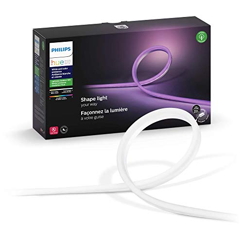 Philips Hue White＆Color Ambiance户外LightStrip 5m / 16ft（需要Hue Hub，可与Amazon Alexa Apple HomeKit和Google Assistant配合使用）